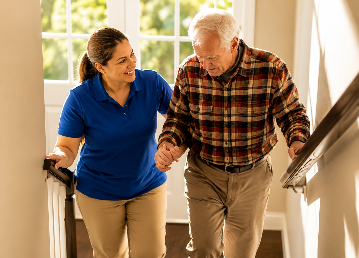 Senior enjoying companion care visit in Arizona