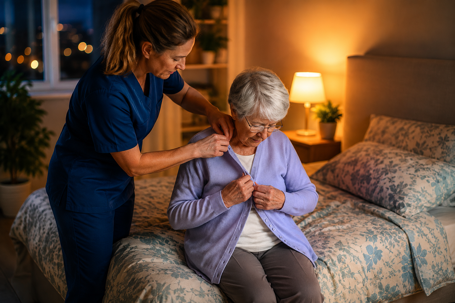 Overnight vs live-in care comparison — Valleywide Home Care Arizona