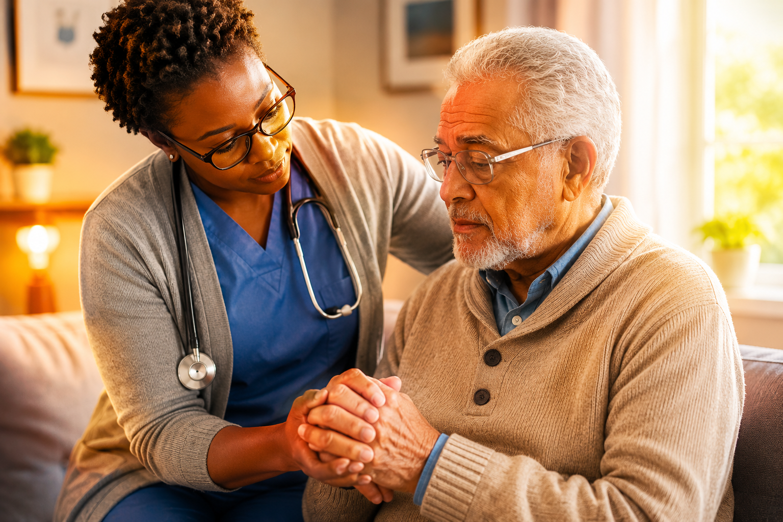 Parkinson's disease symptoms and in-home care support