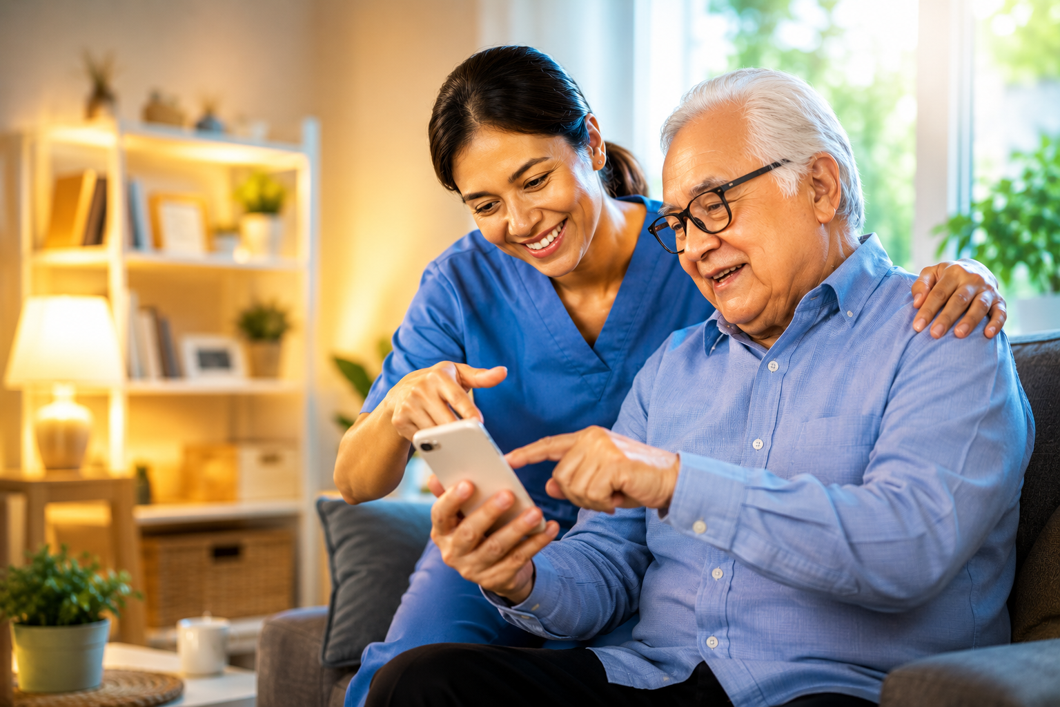 Veteran receiving in-home care in Arizona from Valleywide Home Care